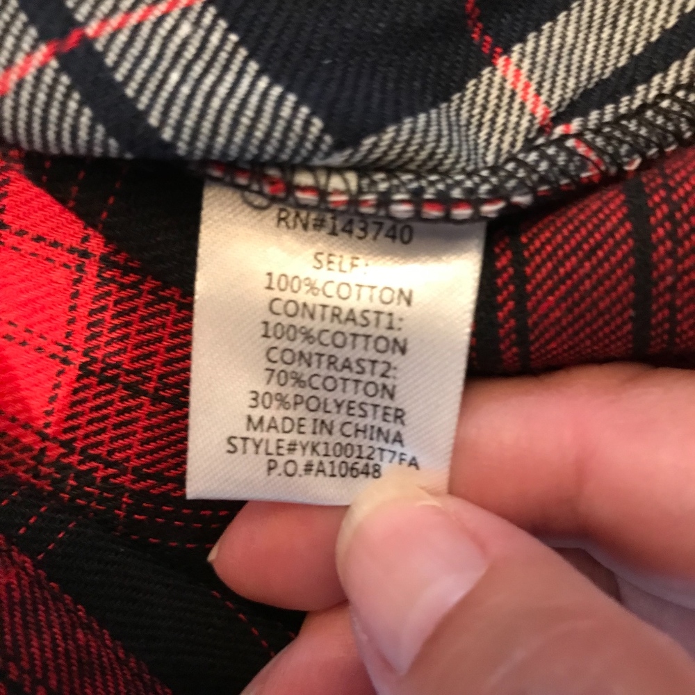 *Host Pick* NWT After Market Plaid Button Shirt - Picture 7 of 7